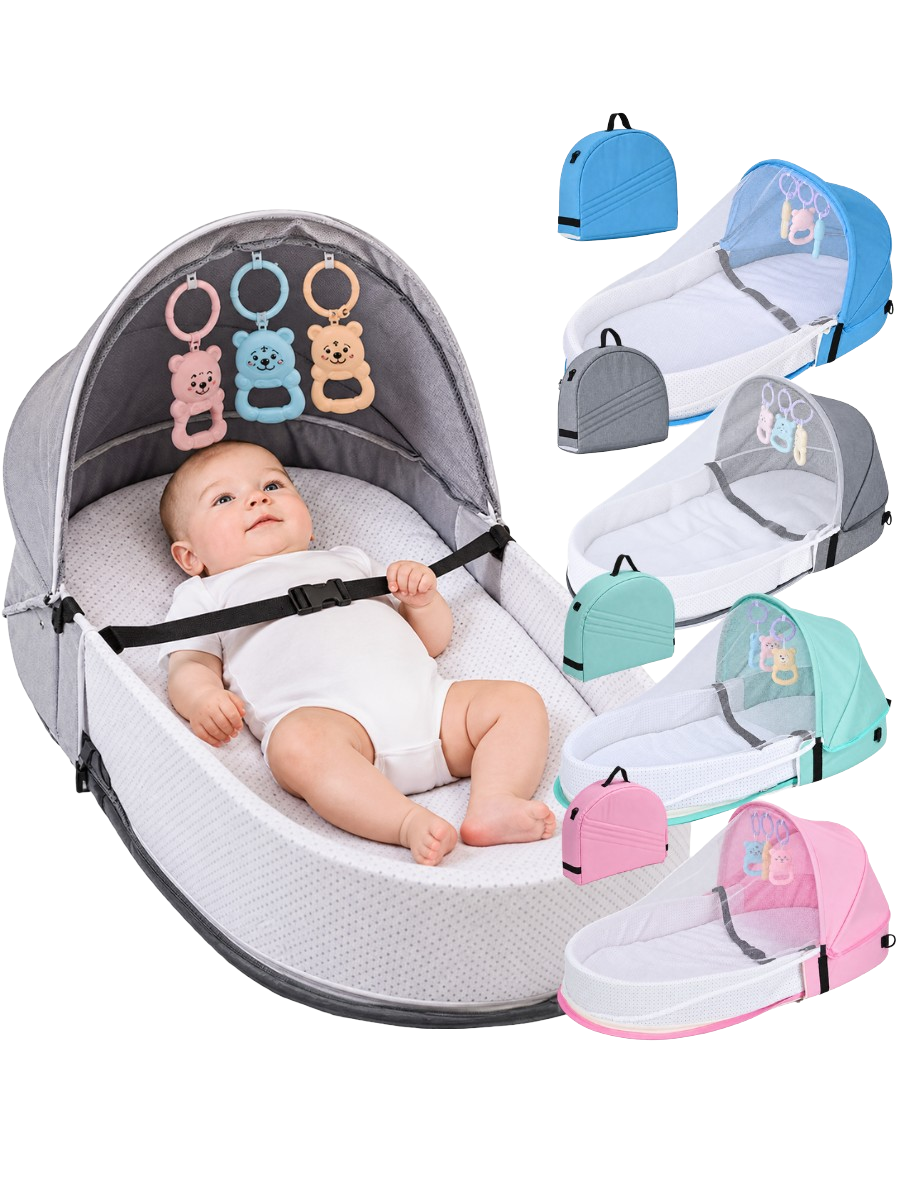 Cuna Portátil Y Plegable Para Bebé
